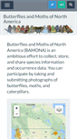 Mobile Screenshot of butterfliesandmoths.org